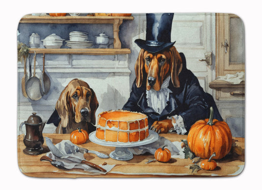 Bloodhound Fall Kitchen Pumpkins Memory Foam Kitchen Mat Machine Washable Anti-Fatigue Mat Cushion Comfort Bath Mat or Kitchen Rug