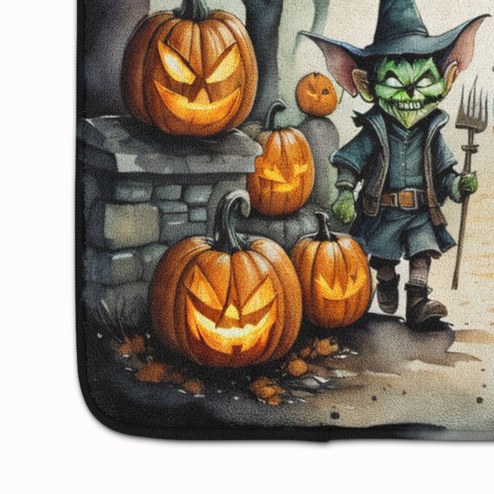 Goblins Spooky Halloween Memory Foam Kitchen Mat Machine Washable Anti-Fatigue Mat Cushion Comfort Bath Mat or Kitchen Rug