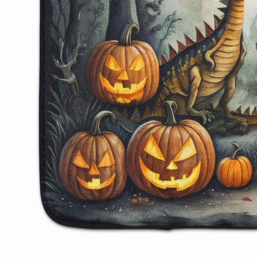 Dinosaurs Spooky Halloween Memory Foam Kitchen Mat Machine Washable Anti-Fatigue Mat Cushion Comfort Bath Mat or Kitchen Rug