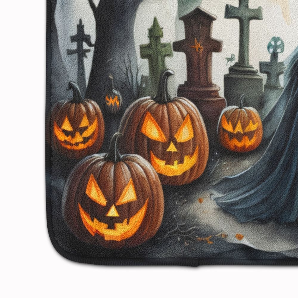 Evil Queen Spooky Halloween Memory Foam Kitchen Mat Machine Washable Anti-Fatigue Mat Cushion Comfort Bath Mat or Kitchen Rug