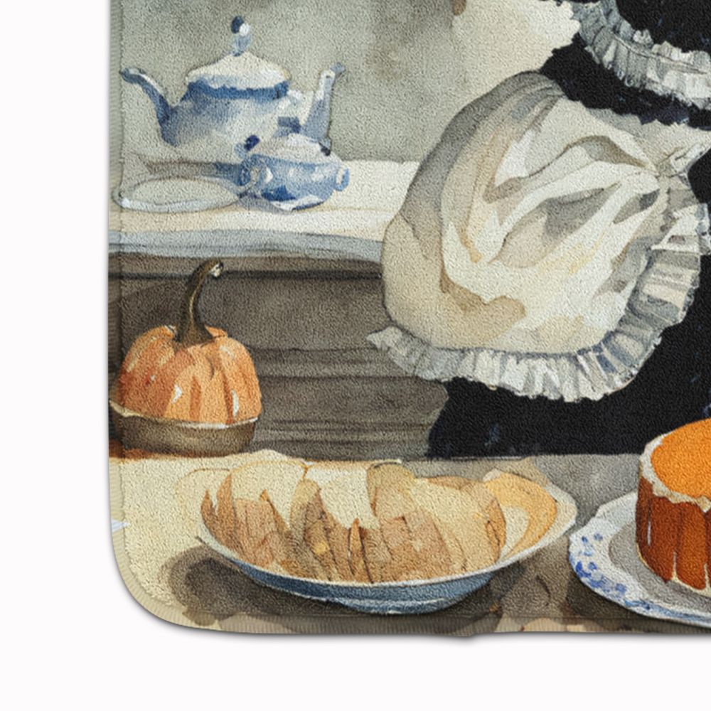 Poodle Fall Kitchen Pumpkins Memory Foam Kitchen Mat Machine Washable Anti-Fatigue Mat Cushion Comfort Bath Mat or Kitchen Rug