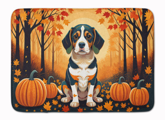 Beagle Fall Memory Foam Kitchen Mat Machine Washable Anti-Fatigue Mat Cushion Comfort Bath Mat or Kitchen Rug